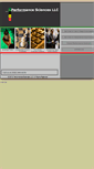 Mobile Screenshot of performancesciencesllc.biz